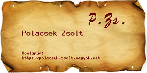 Polacsek Zsolt névjegykártya
